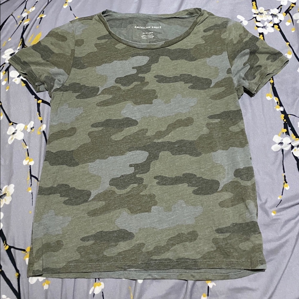 American Eagle Camo Shirt